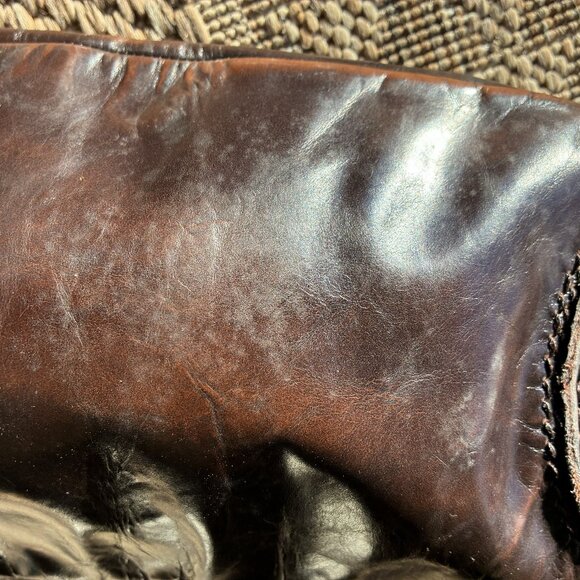 Botticelli 80s Dark Brown Leather Knee-High Boots Size 6.5 - Picture 15 of 16